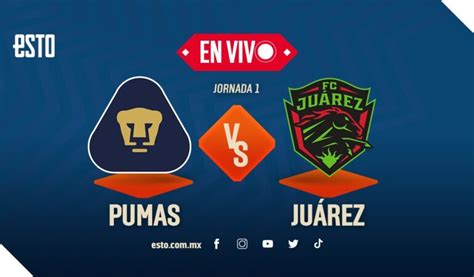 pumas vs juarez en vivo online gratis